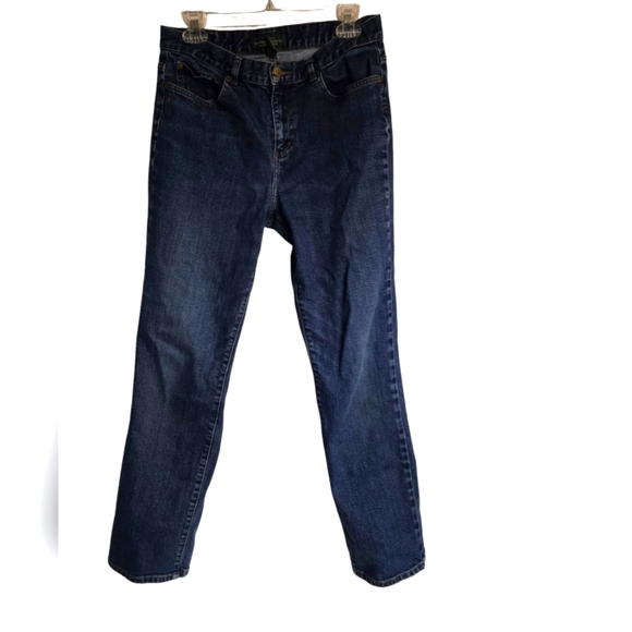 Lauren Ralph Lauren Classic Blue Denim Jeans Bootcut Size 10 - Picture 1 of 5